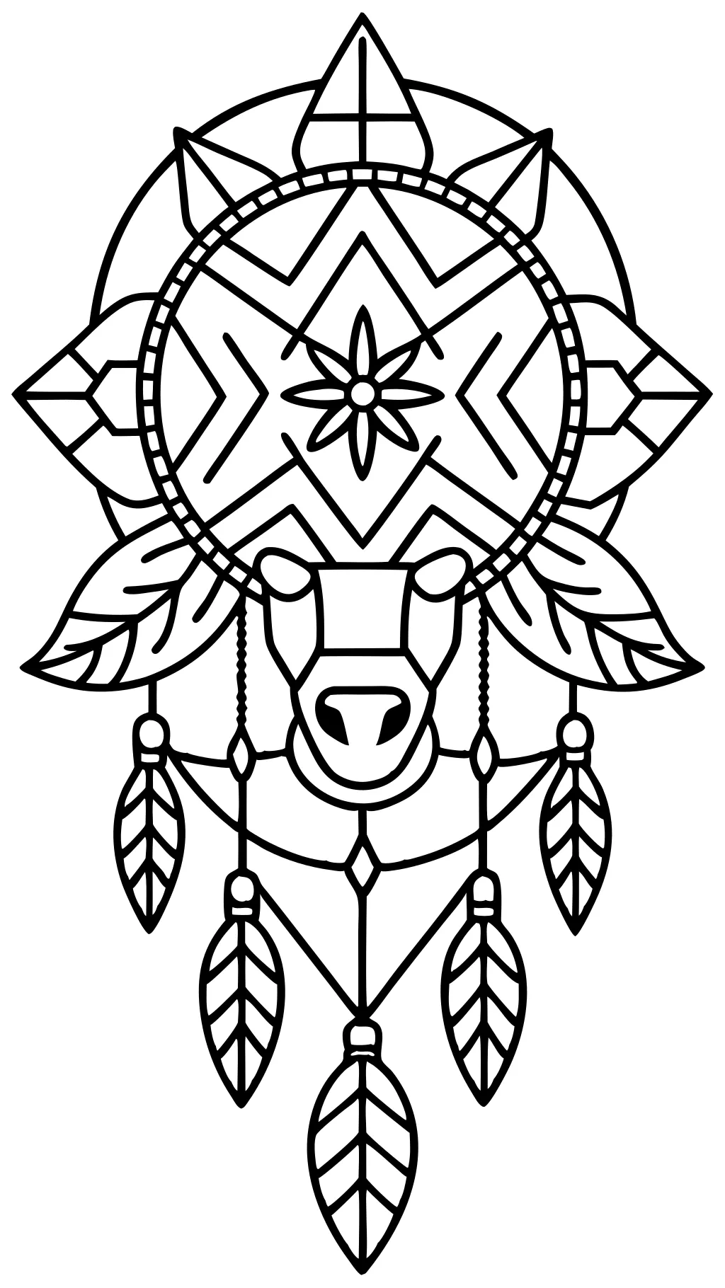 adult coloring pages native american